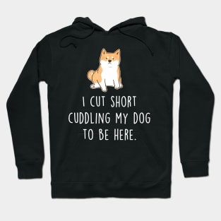 Shiba Inu Dog Cut Short Hoodie